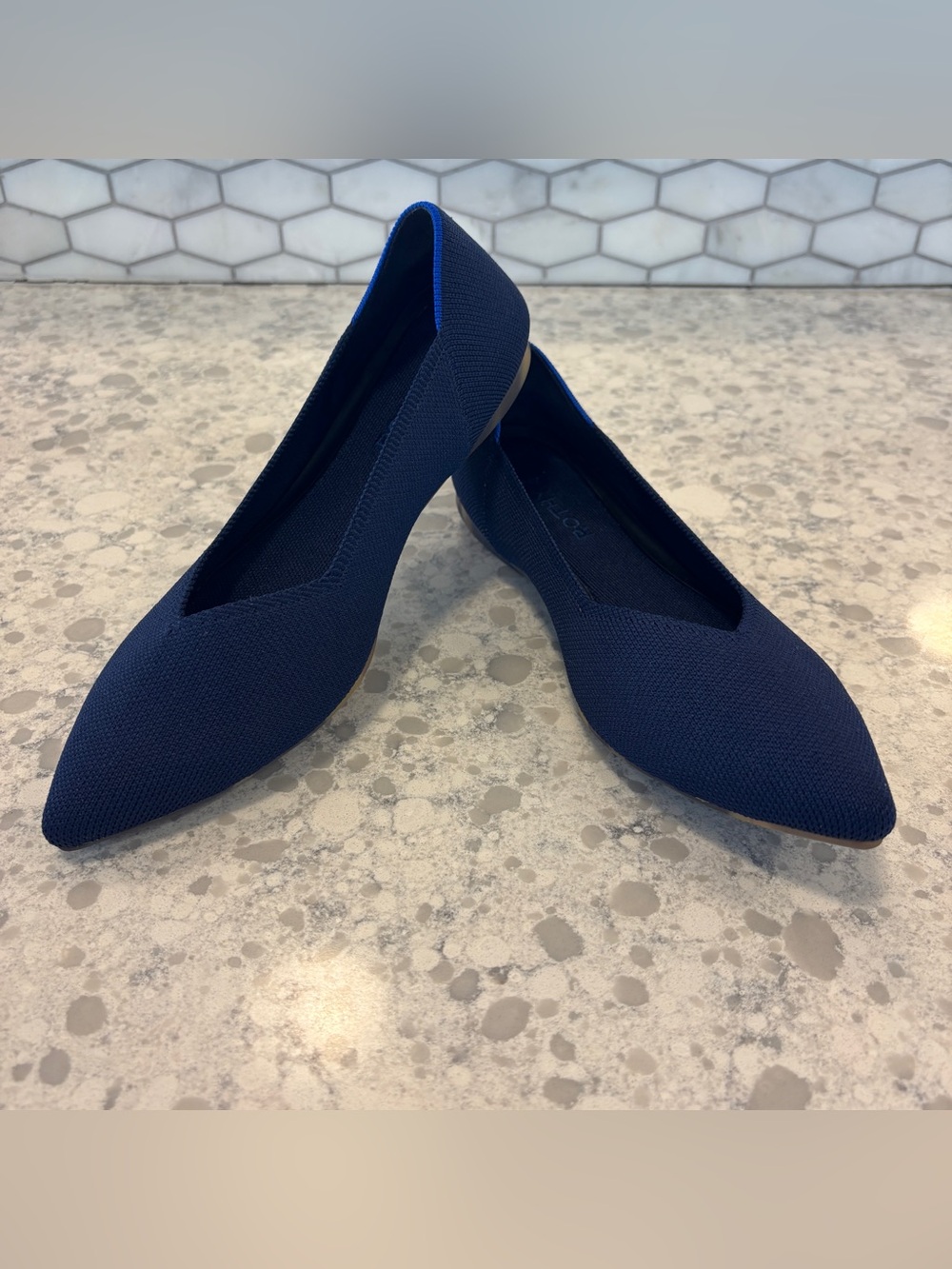 Rothy's The Point Ii In Deep Navy, Size 8